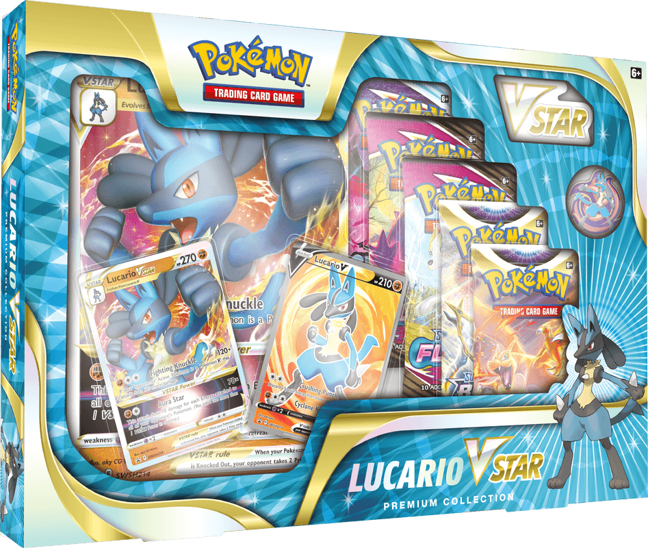 Pokemon Lucario VSTAR Premium Collection Box