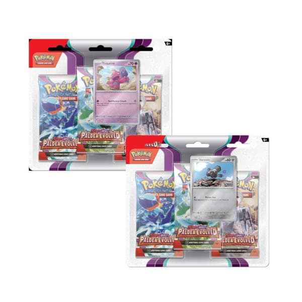 Pokemon SV2 Paldea Evolved 3pk Blister